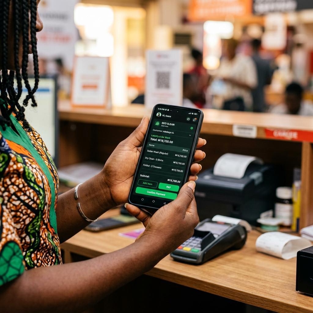 Caisse rapide & Reçus WhatsApp
